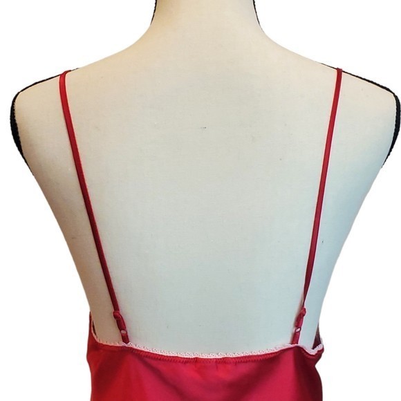 Victoria's Secret Pink Satin Embellished Chemise Slip‎ Gown Sz Med - Picture 5 of 9